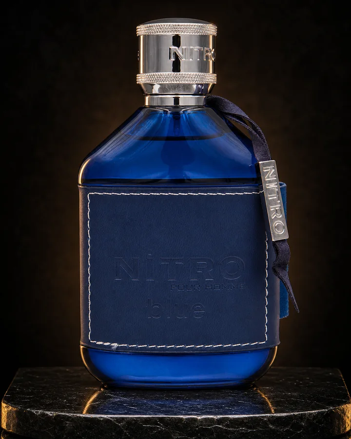 Dumont Nitro Blue EDP fragrance bottle