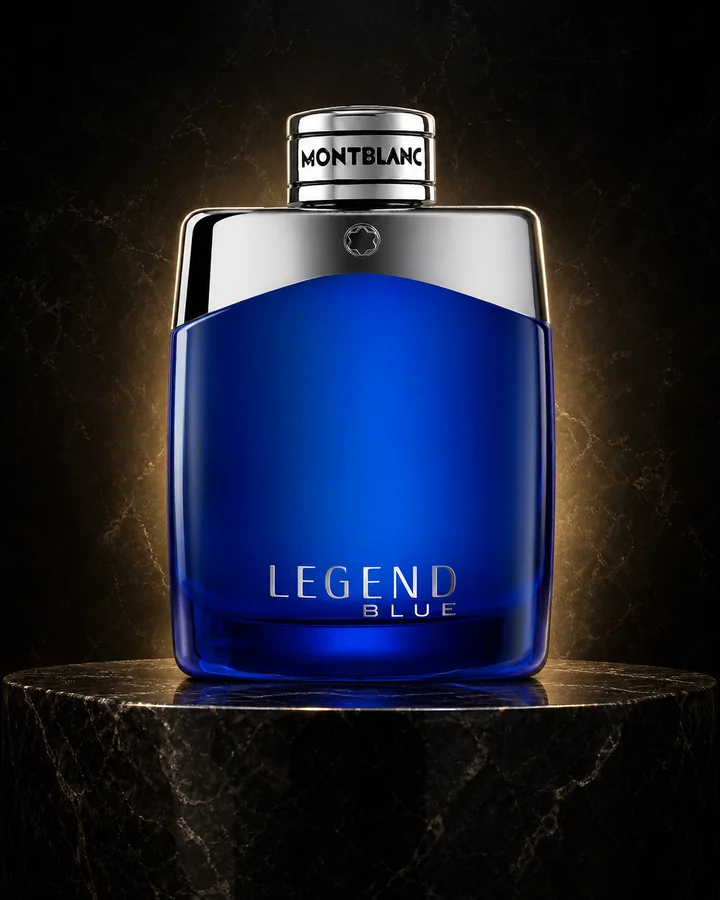 Montblanc Legend Blue EDP fragrance bottle