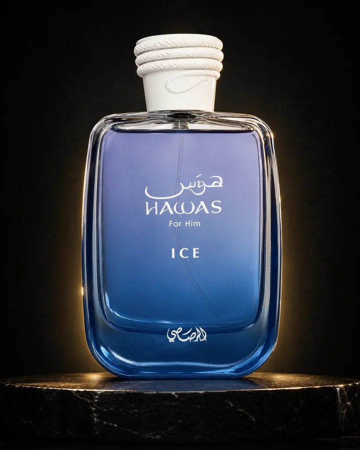 Rasasi Hawas Ice EDP fragrance bottle