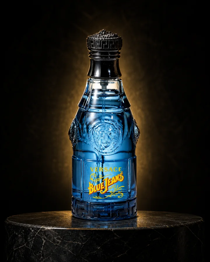 Versace Blue Jeans EDT fragrance bottle