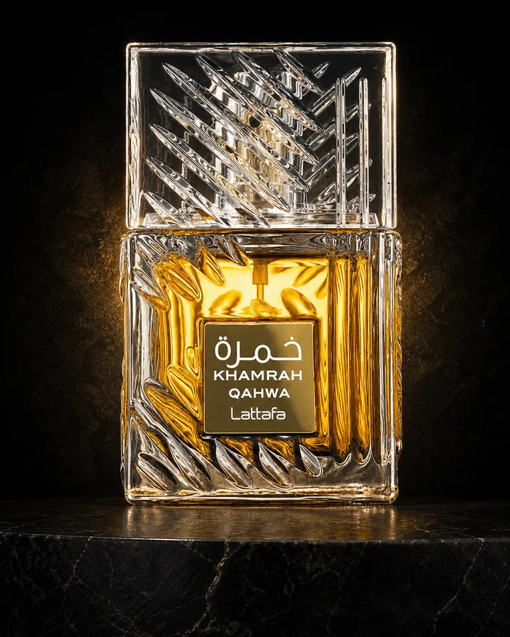 Lattafa Khamrah Qahwa bottle
